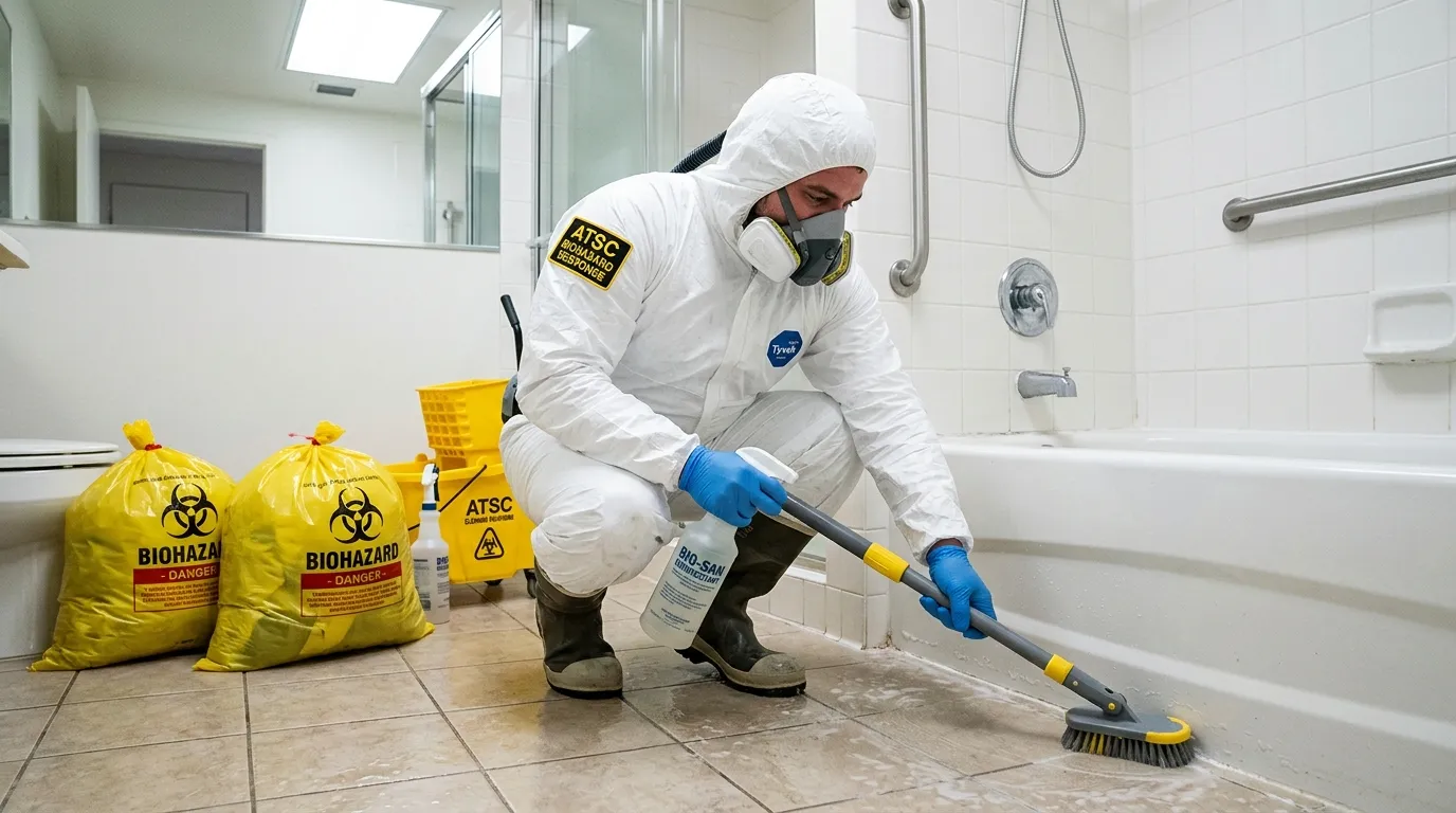 Decontamination equipment deployed for Blood Cleanup in Olyphant